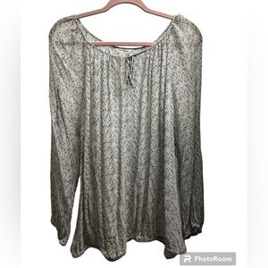 Lucky brand blouse size 2X